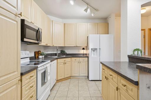 You'll love having a center island and a generous amount of countertop space for preparing meals.