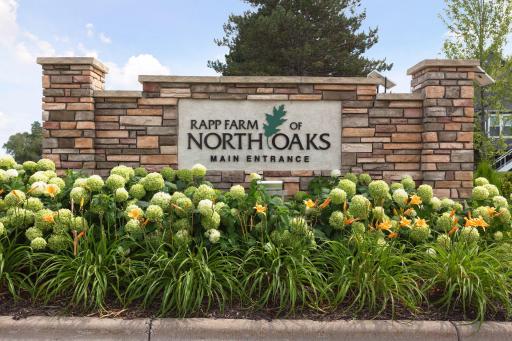 Rapp Farm residential neighborhood located in the northeast part of North Oaks, offering a blend of suburban living and natural surroundings