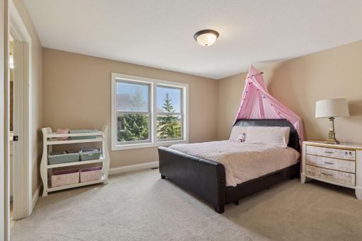 Second upper-level bedroom that shares the Jack and Jill bathroom
