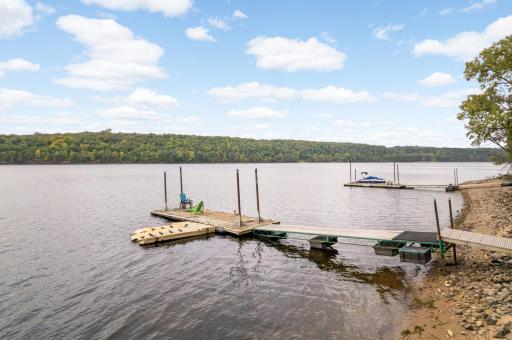 249 feet of private beach on the St Croix River