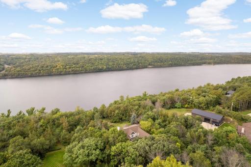 Private acreage home on the St Croix River
