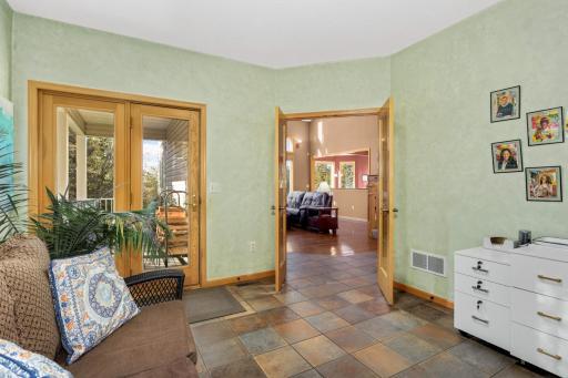 private deck off front office