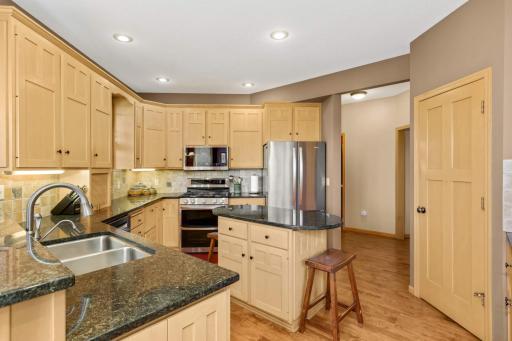 stone counter tops, all new appliances