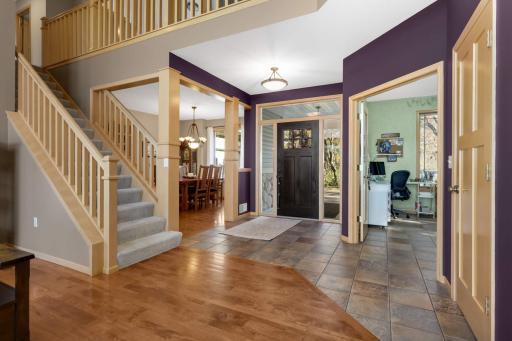 Spacious open foyer