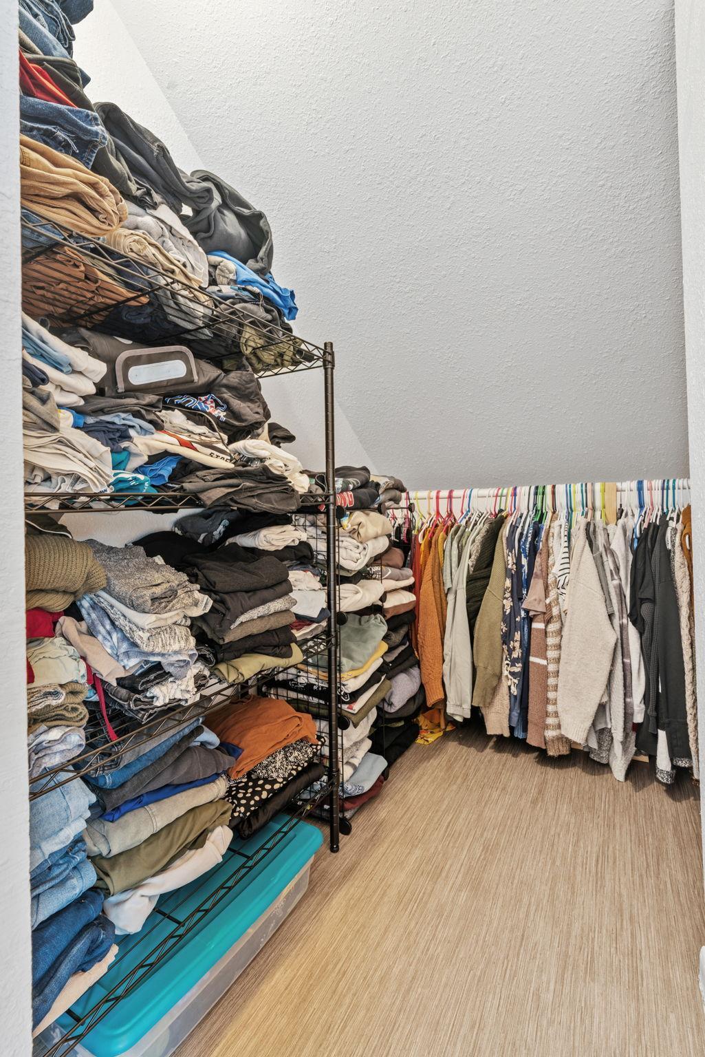 Upstairs Walk In Closet