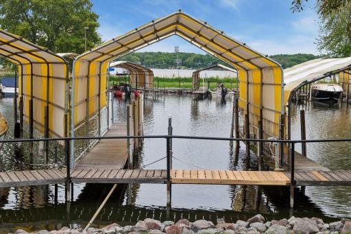 Private Dock #24 is waiting for your fave water vehicle
