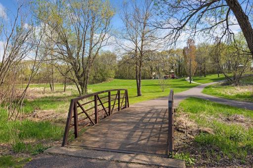 Walking and biking trails at Turtle Lake Park.
