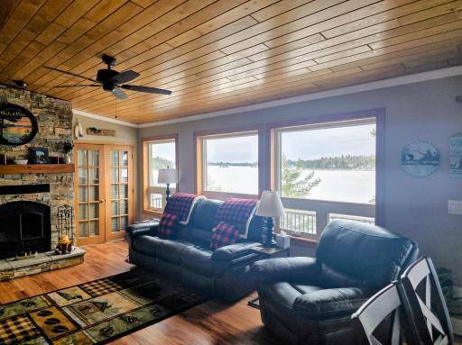 Living room with panoramic views