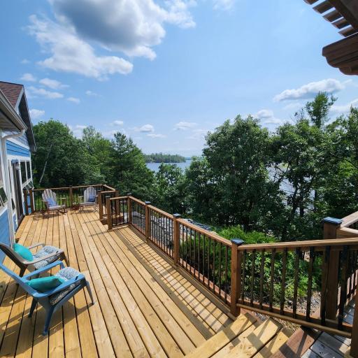 Summertime deck views