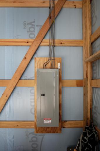 Electric panel installed.