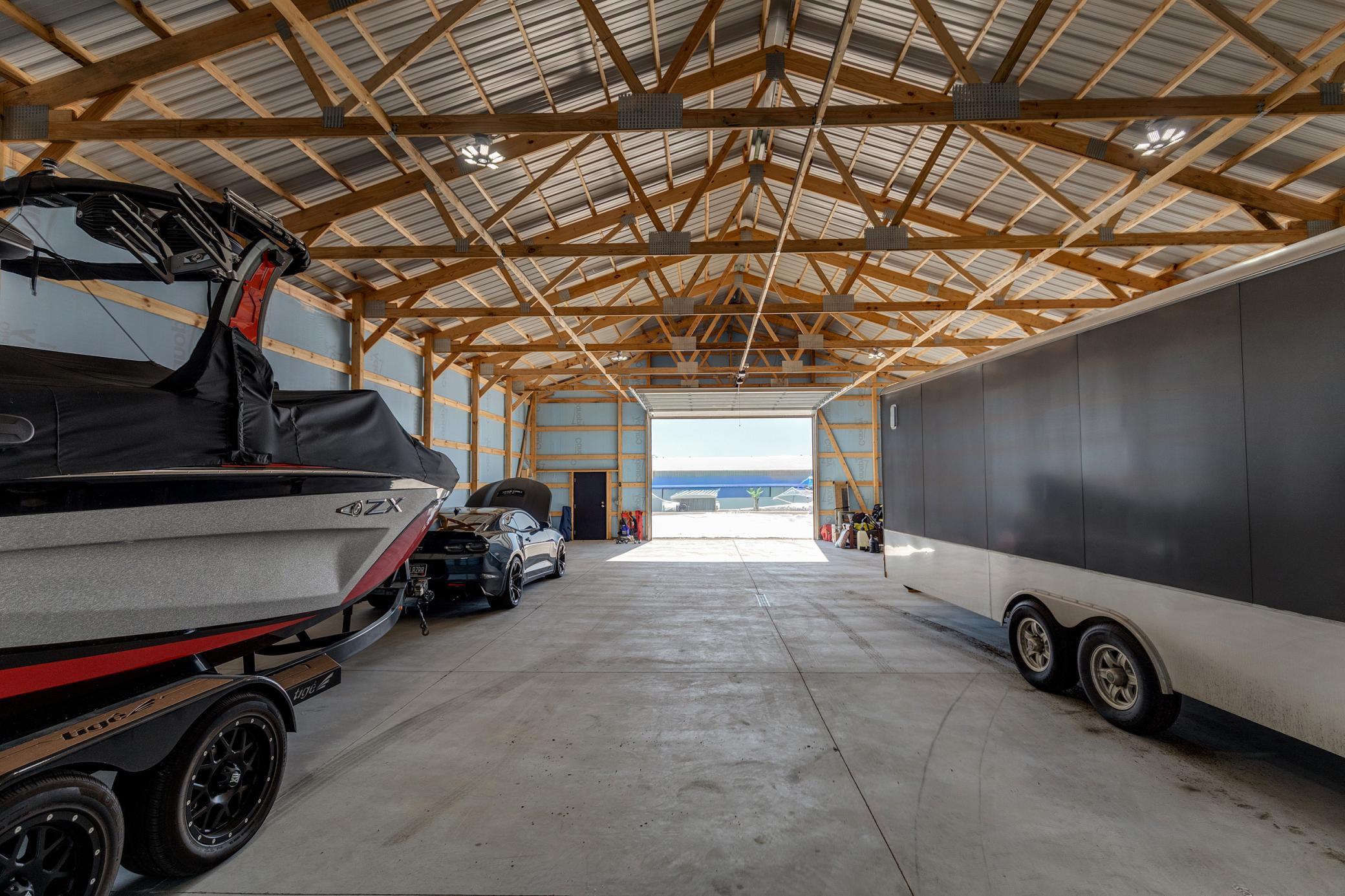 40X64 building, with a 12X16 wide garage door, and 14’ side walls.