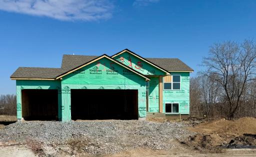 Progress photo of the actual home!