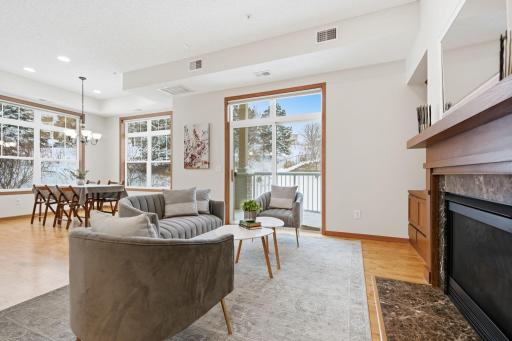 Enjoy the awesome deck overlooking green space