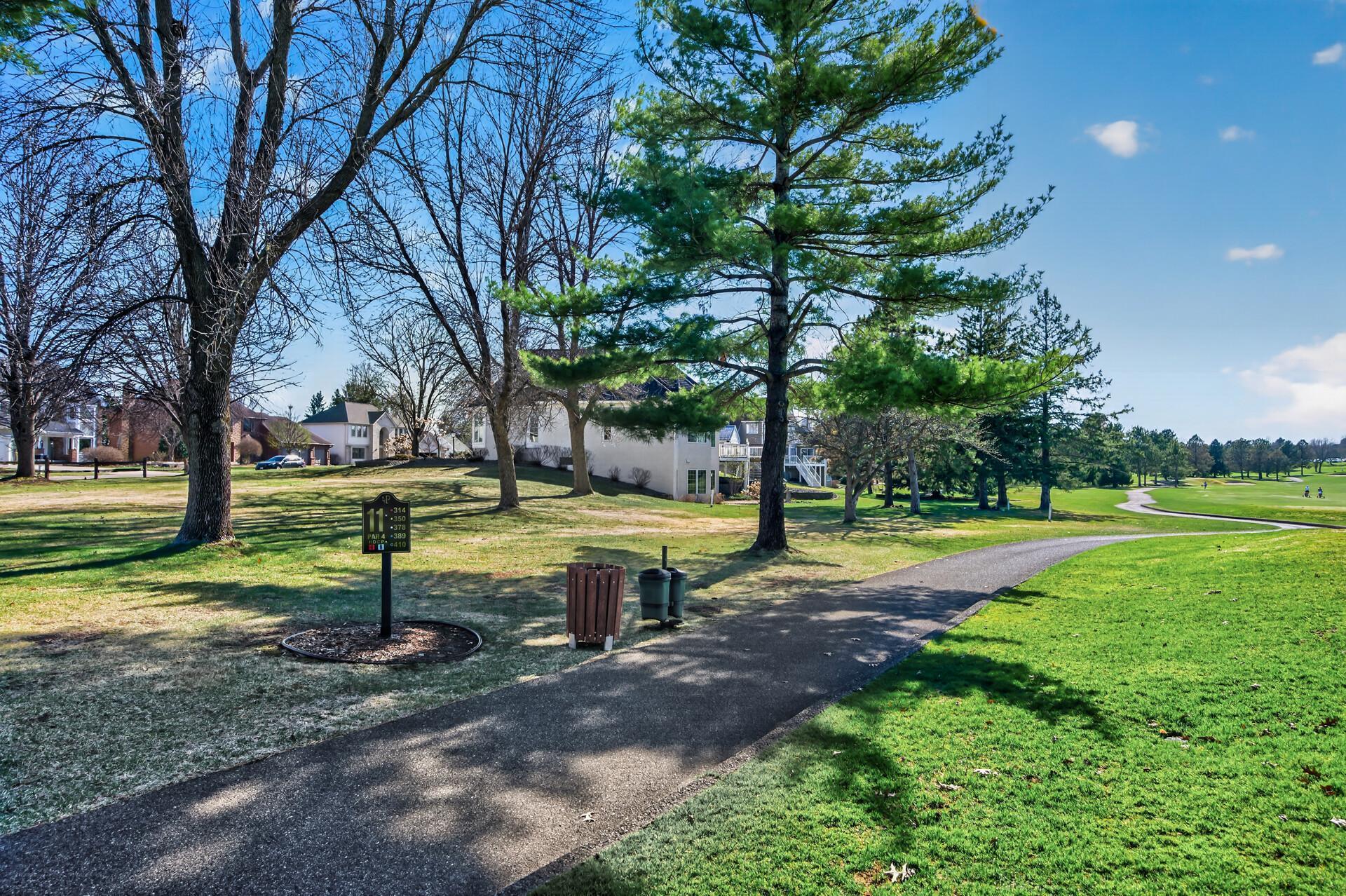 11th tee box right outside your back door