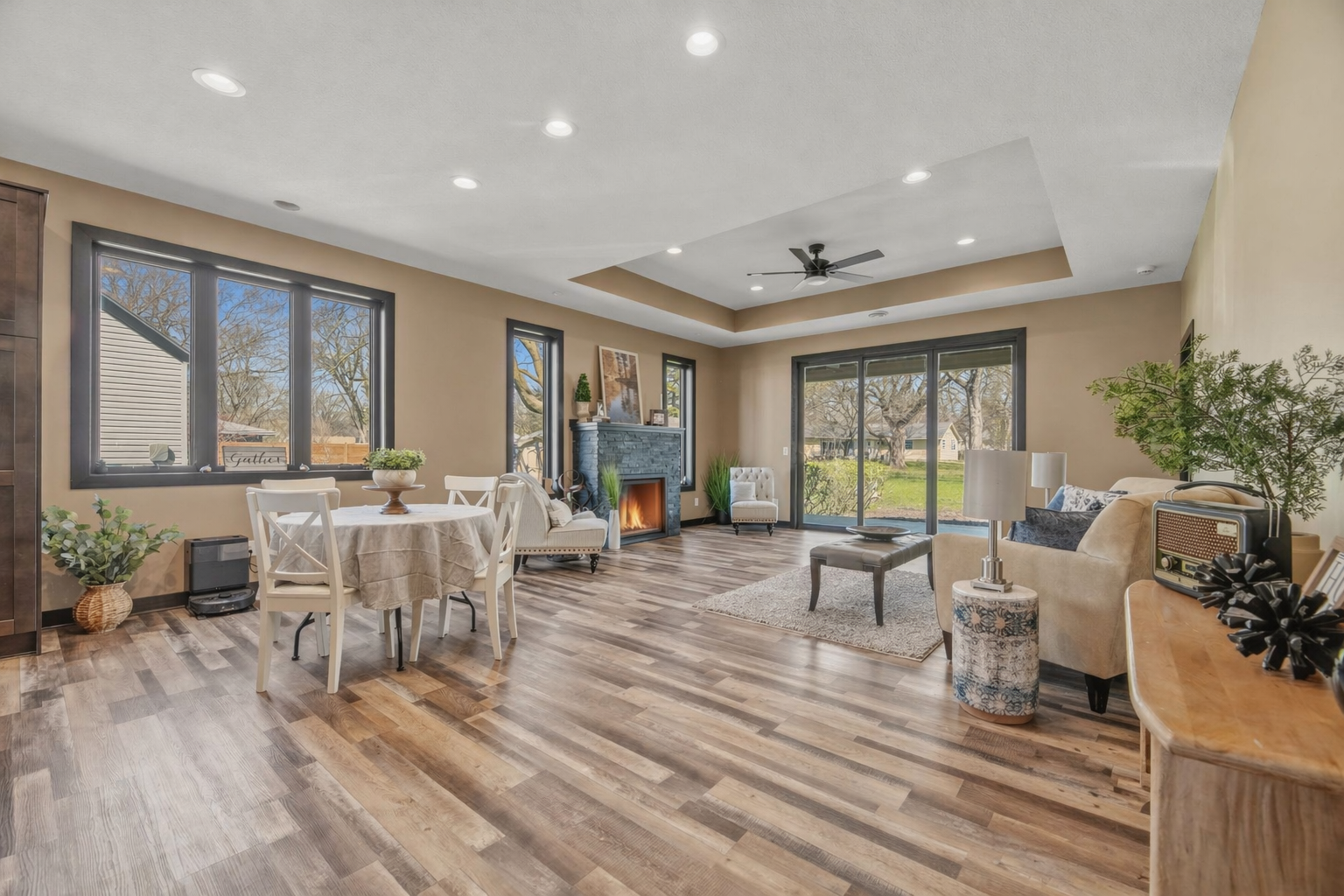 Living Room Dining Room Patio