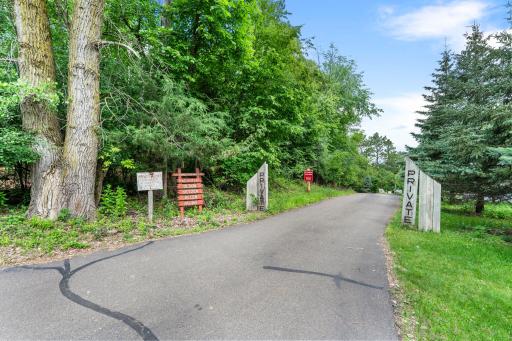 Drive down to the association beach access.