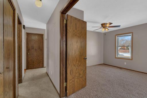 Primary has large doorway with double doors