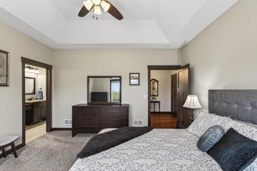 Another angle of the primary bedroom suite