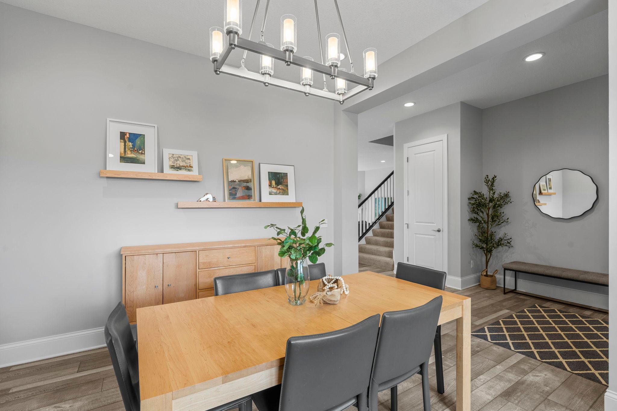 If you aren't looking for a formal dining space, this room is easily used for something else!