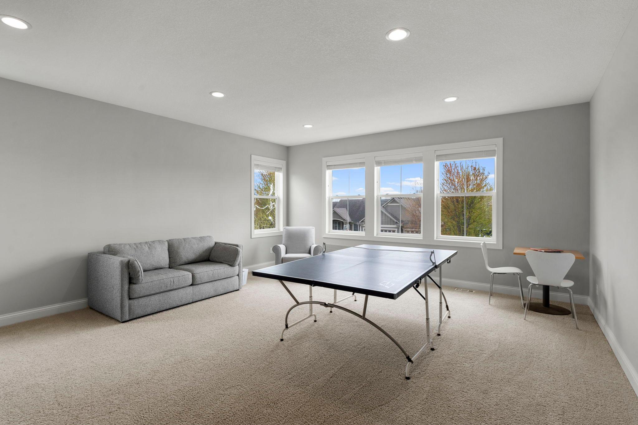Bonus room makes a great space for kids, young, tweens or tweens!