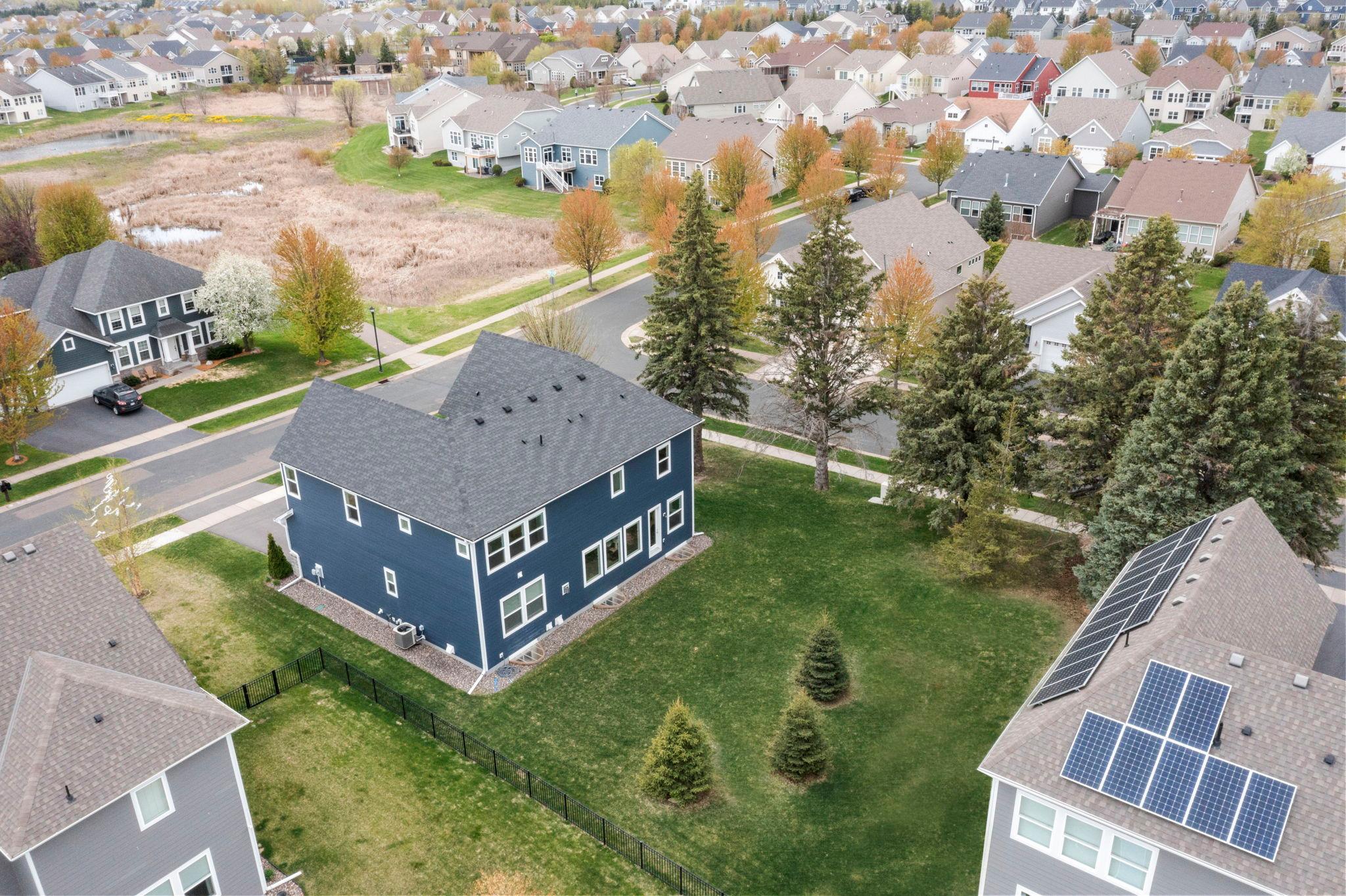 Spacious corner lot