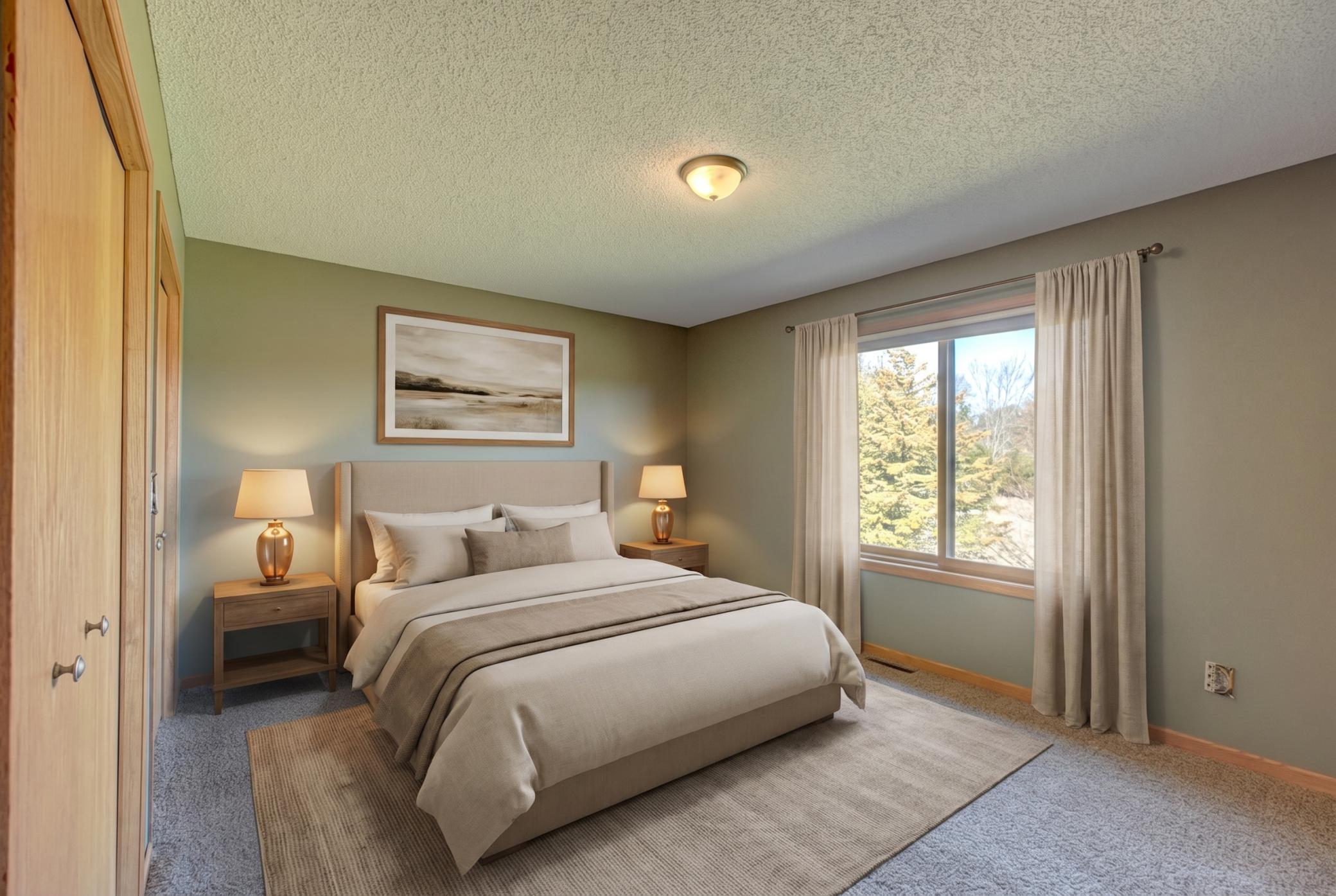 Bedroom 1 (virtually staged)