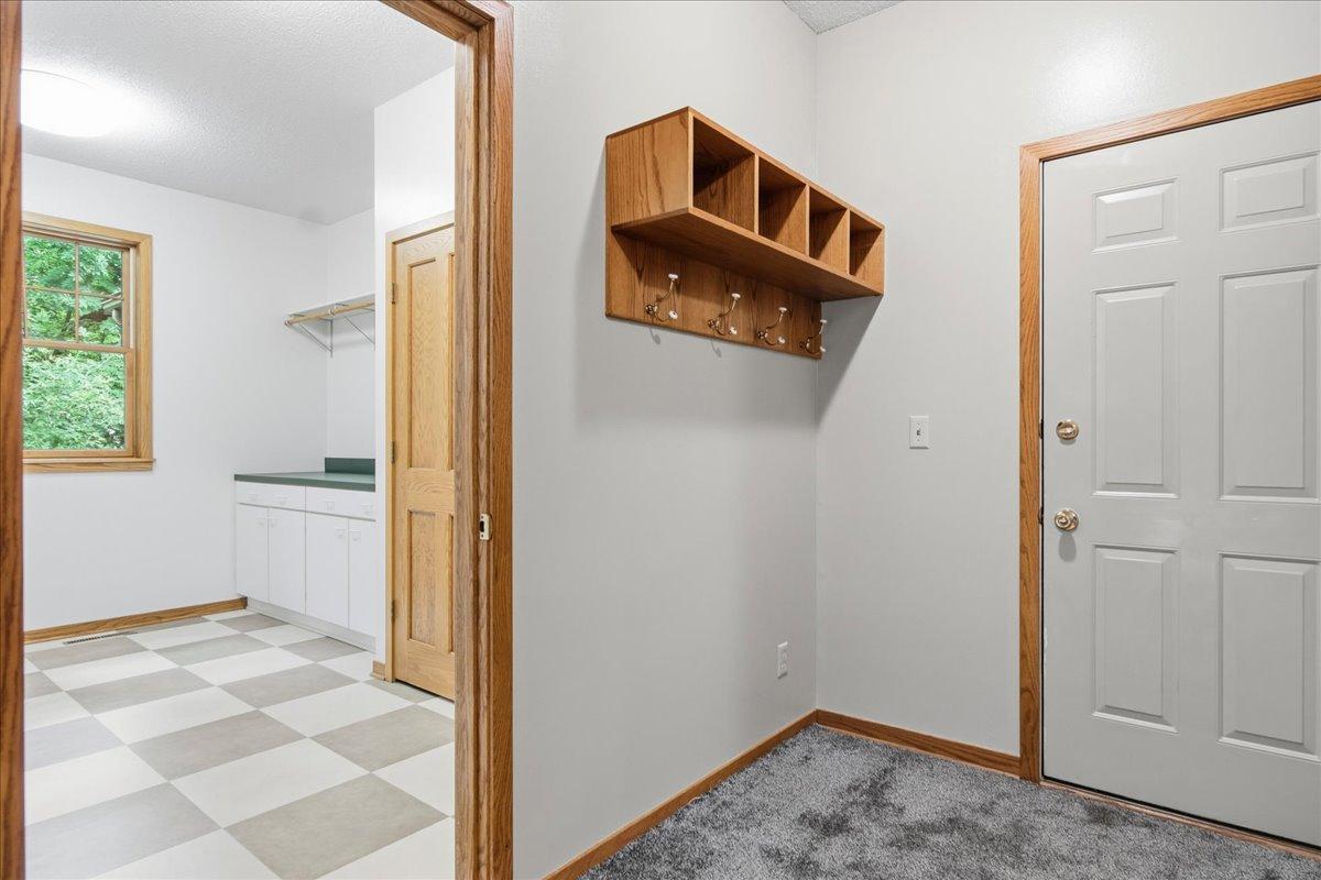 Garage Entrance Mud Room, near the Laundry Room