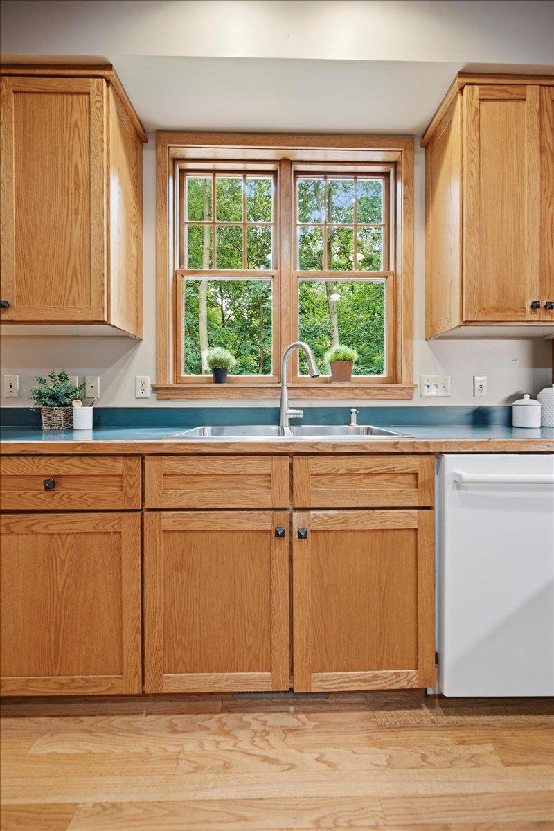 Kitchen Sink with a View to the Backyard!