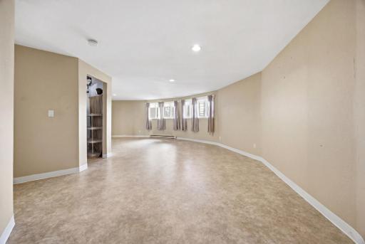 Lower level family room
