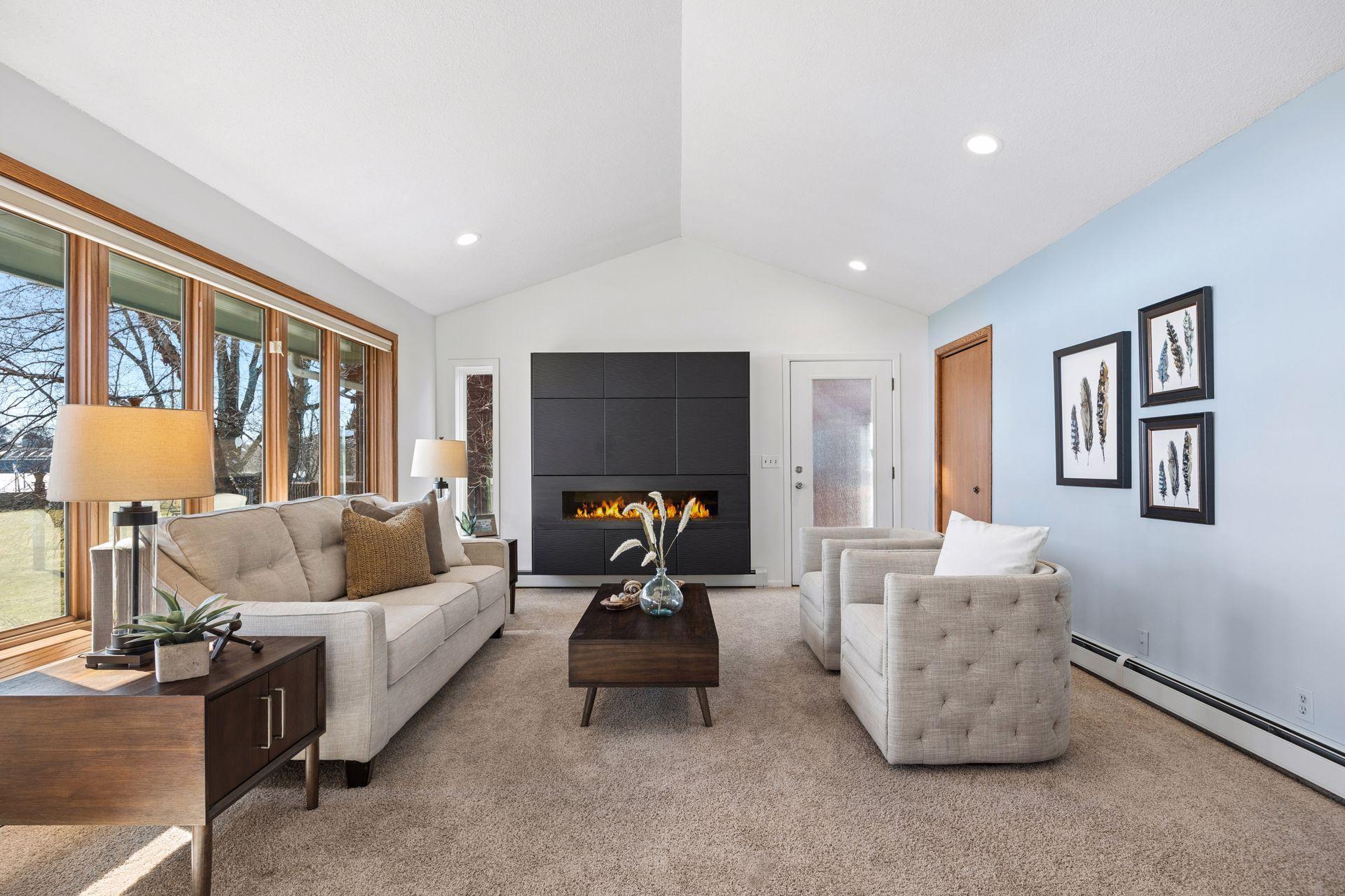 Charming one-level rambler with a year-round vacation feel.