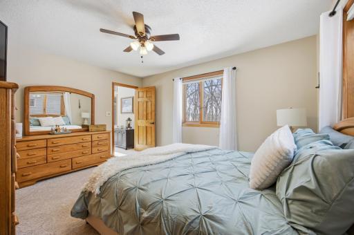 Main floor primary bedroom