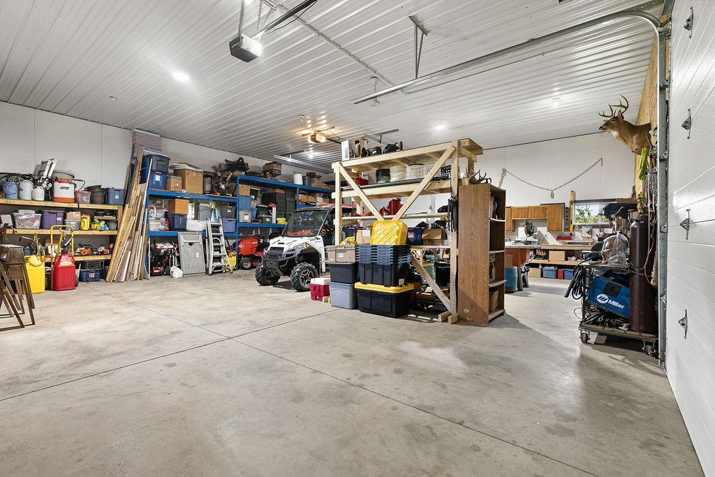 Back end of heated shop