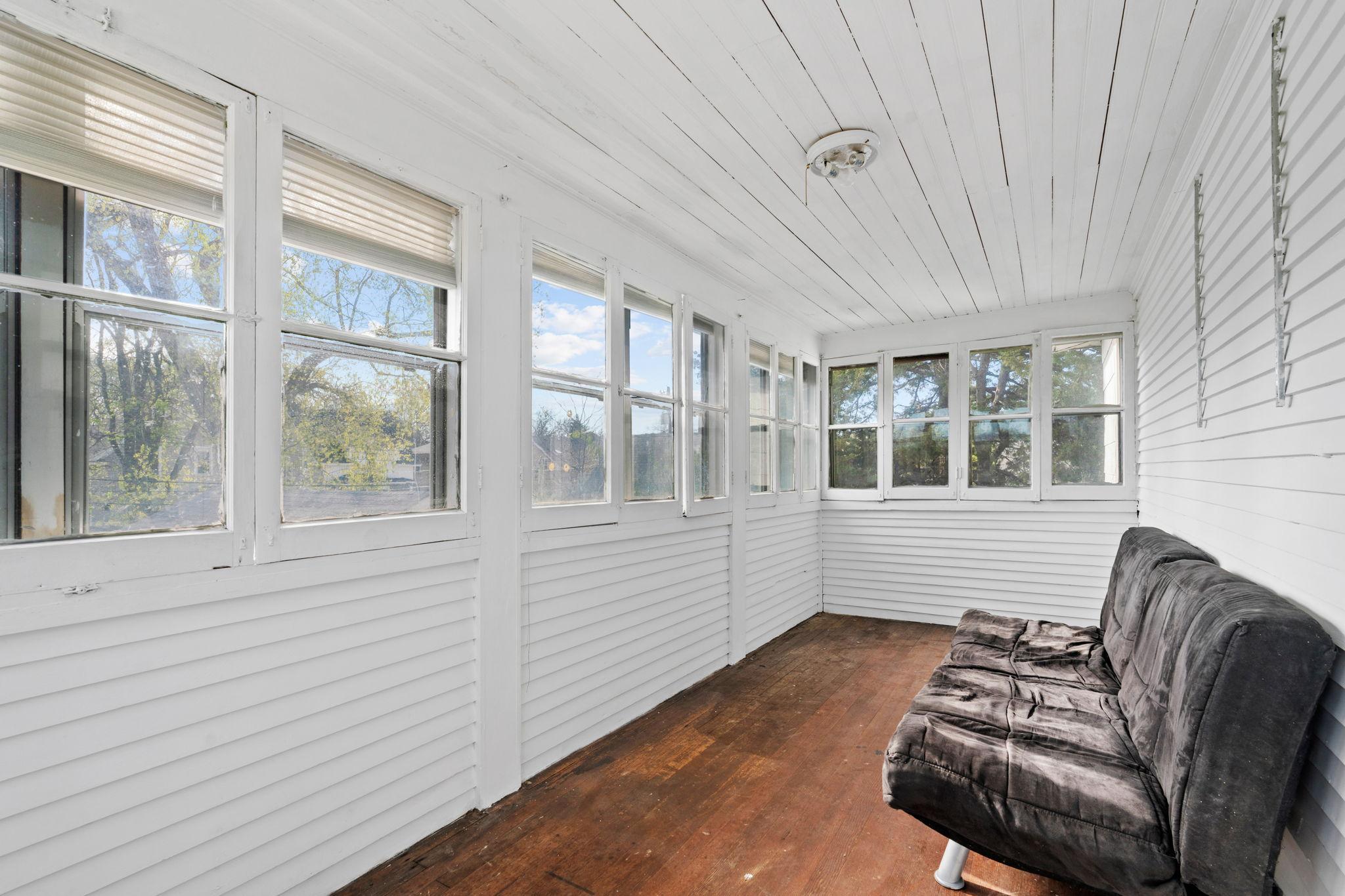 Second floor sunroom attached to one of the bedrooms