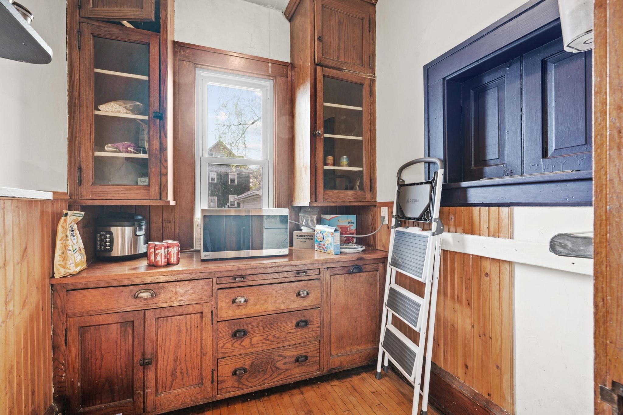 Butlers pantry off kitchen