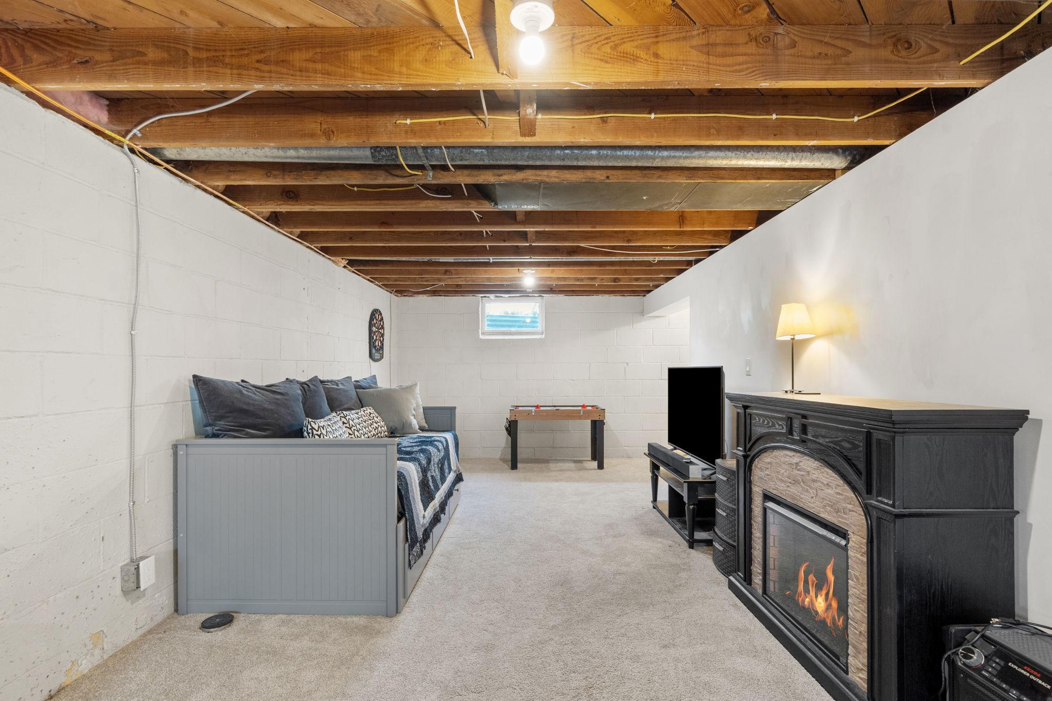 Easily add a fourth bedroom with the addition of an egress window.