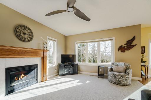 Windows on multiple sides of the room provide wonderful daylight and ventilation options.