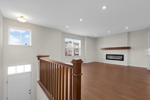 The spacious open floor plan offers plenty of room for everyday living and entertaining.