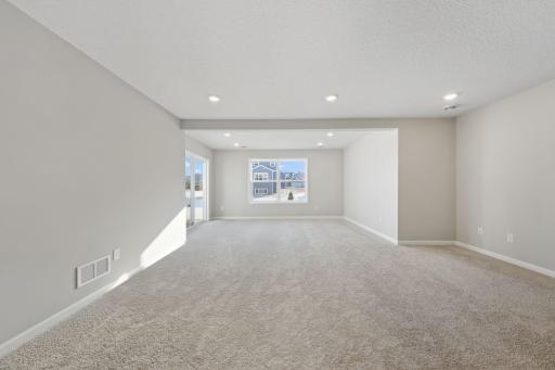 Finished walkout basement huge space for entertaining