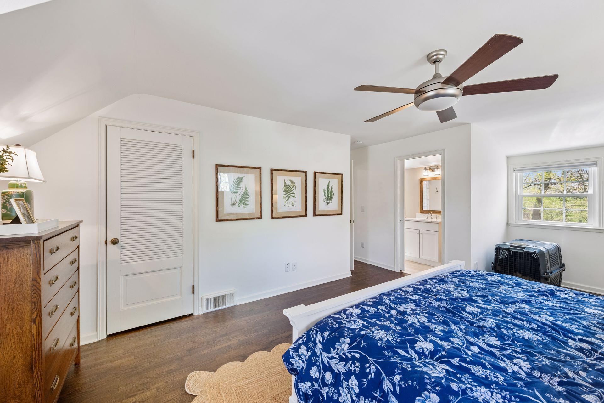 Primary bedroom with private ensuite