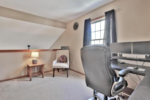 Loft is a great office area, reading space or could be turned into a third bedroom.