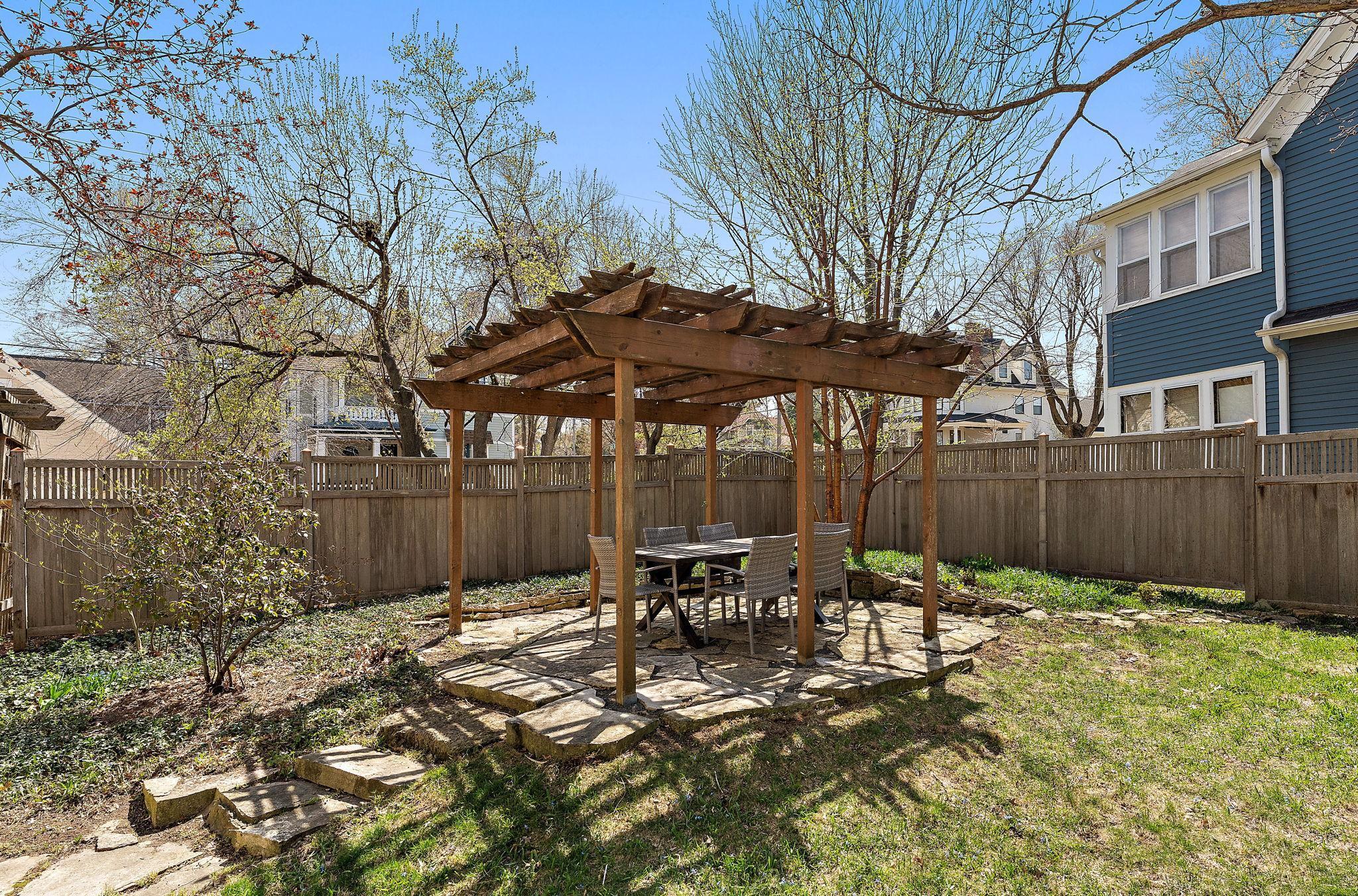 A lovely terrace for enjoying summer evenings