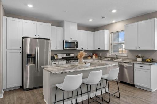 Highlighting another perspective of this stunning kitchen.