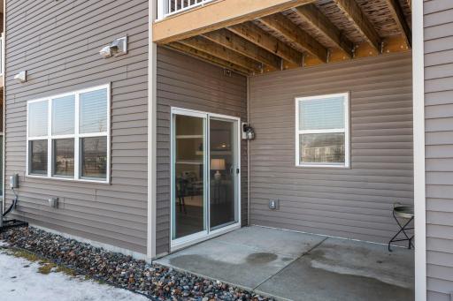 The covered patioâperfect for seamless indoor-outdoor entertaining.