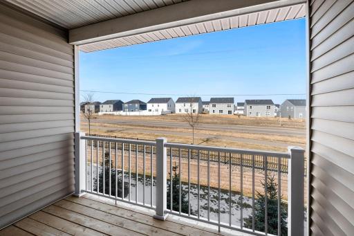 The private primary deckâideal for enjoying your morning coffee.
