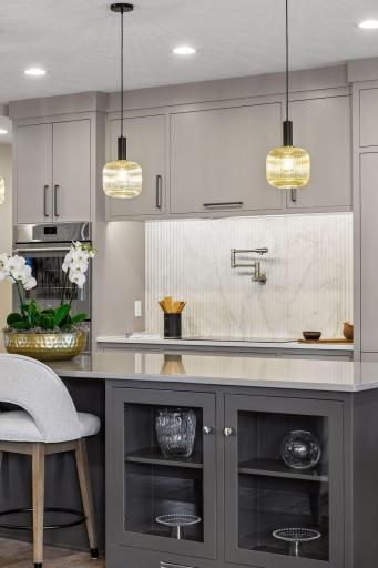 Center Island kitchen built-ins.