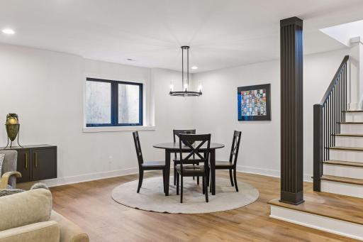 Lower level game area.