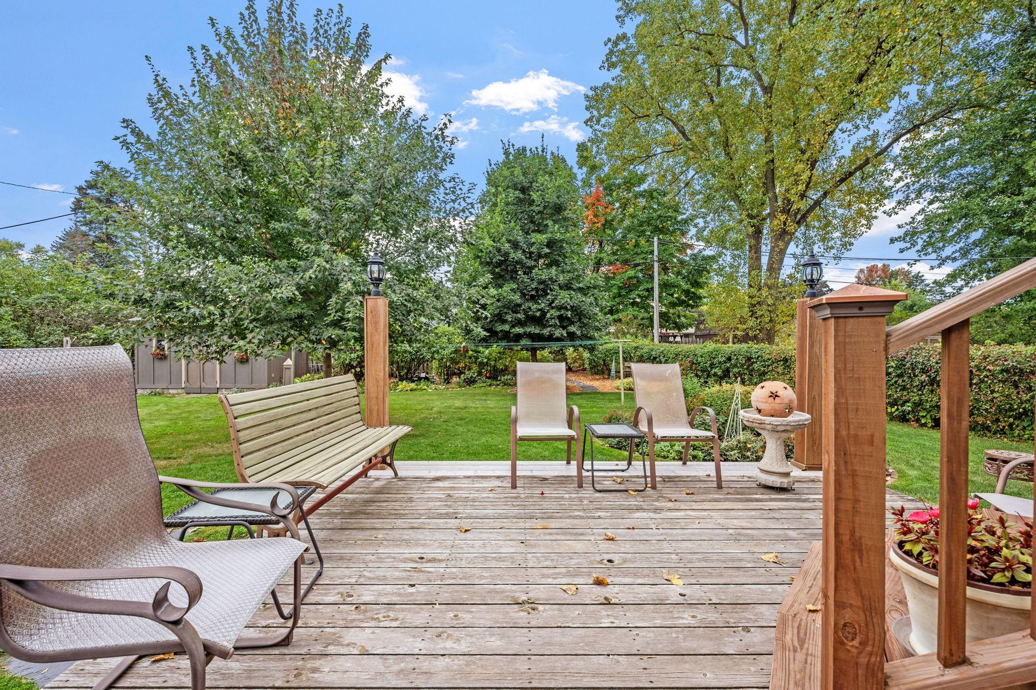 Enjoy your backyard oasis