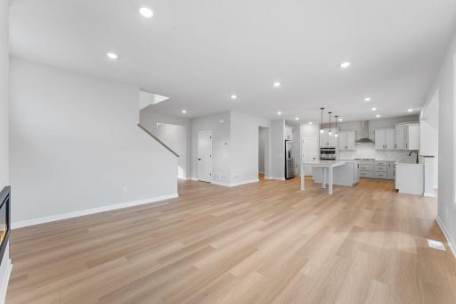 Open Concept first floor living where all can gather in one big space