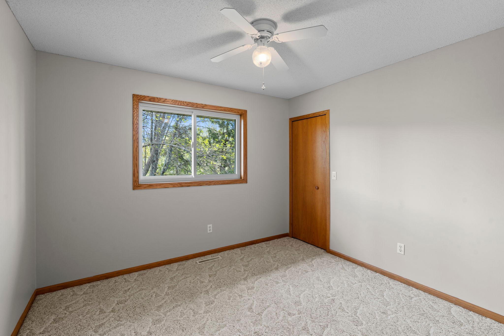 Second bedroom with walk in closet