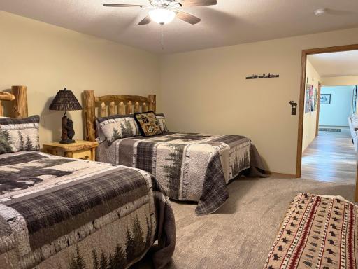 Another angle of the second bedroom on the lower level.
